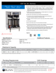 Bunn 51200.0100 Specs