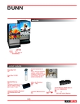 Bunn JDF-4S Cold Beverage Dispenser Spec Sheet
