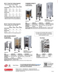 Cambro Camshelving GN 2_1 Food Pan Trolley Spec Sheet