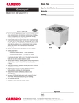 Spec Sheet Spec Sheet