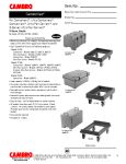 Spec Sheet Spec Sheet
