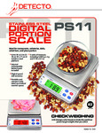 Cardinal Detecto PS11 Specsheet