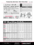 PREMIUM DUTY HAND CRANK HOSE REEL spec sheet