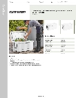 CaterGator 215CG100WH Specsheet CaterGator 215CG100WH Specsheet