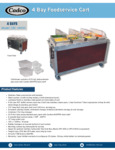 Mobile Food Carts - 4-Bay Spec Sheet