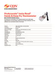 221IRXL400 Candy thermometer specsheet