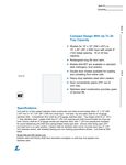 Spec Sheet Spec Sheet
