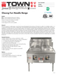 Spec sheet for 885CF1 Spec sheet for 885CF1