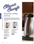 Service Ideas Classic Carafe Specsheet