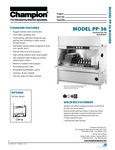 Champion PP-36 Specs