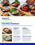 ClearView® MealMaster® Two-Piece Containers Spec Sheet