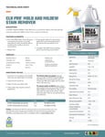 CLR Pro Mold and Mildew Stain Remover Tech Data Sheet CLR Pro Mold and Mildew Stain Remover Tech Data Sheet