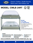 Cadco CMLB-24RT Spec Sheet Cadco CMLB-24RT Spec Sheet