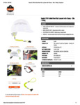 COIL LANYARD - CLAMP - 2LBS - BLACK SPEC SHEET