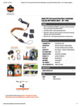COIL LANYARD PLUS MINI MOUNTS HL - ORANGE-BLACK SPEC SHEET