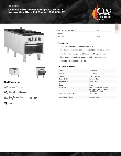 Cooking Performance Group 351CPGDSPRN Specsheet