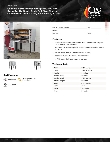 Cooking Performance Group 351FEC100DDC Specsheet Cooking Performance Group 351FEC100DDC Specsheet
