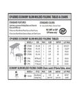 Correll CP Series Folding Table/Chair Correll CP Series Folding Table/Chair