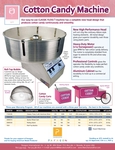 Cotton Candy Cart Spec Sheet