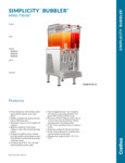 Crathco CS-2E-16 Series Spec Sheet Crathco CS-2E-16 Series Spec Sheet
