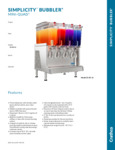 Crathco CS-4E-16 Series Spec Sheet