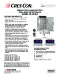Cres Cor RRUA16DE and RRUA16DX Spec Sheet Cres Cor RRUA16DE and RRUA16DX Spec Sheet