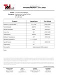 Spec Sheet