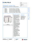 Delfield D4448NP-8 Spec Sheet