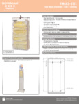 BOWMAN Bulk Earloop and Tie Face Mask Dispenser- Locking