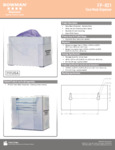 BOWMAN Clear Plastic Vertical Wall Mount Earloop Face Mask Dispenser