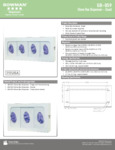 BOWMAN White-Coated Steel Quad Glove Box Dispenser