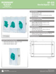 BOWMAN Clear Plastic Triple Glove Box Dispenser