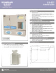 BOWMAN Quartz Beige ABS Plastic Protective Wear Organizer with 2 Boxes of Gloves