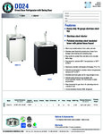 Hoshizaki DD24 Series Specsheet