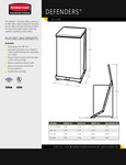 Rubbermaid Defenders Specsheet Rubbermaid Defenders Specsheet