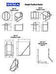 Dema 307930 Chemical Storage Racks SS Dema 307930 Chemical Storage Racks SS