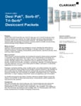 Desiccant Packets Product Sheet Desiccant Packets Product Sheet