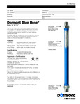 Dormont Blue Hose Spec Sheet