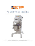 Doyon BTF040H Spec Sheet