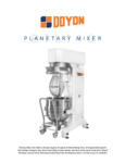 Doyon BTL140 Spec Sheet