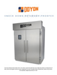 KDPR21 spec sheet