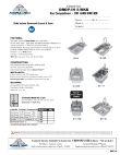 Advance Tabco Drop-in Sink Specsheet