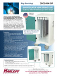SHORT SAVARY DILATOR DRYING CART WITH HEPA FILTER spec sheet