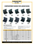Durham Compartment Box Spec Sheet Durham Compartment Box Spec Sheet