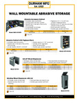 Durham Wall-Mountable-Abrasive-Storage Spec Sheet