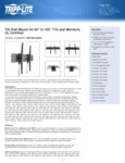 DWT60100XX Tripp Lite Wall Mount Specs