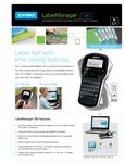 DYMO LM280 specsheet DYMO LM280 specsheet