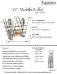 Eastern Tabletop W Mobile Buffet Display