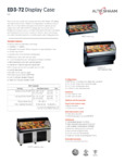 ED3-72 Display Case Spec Sheet
