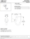 EDGEMERE DOUBLE ROBE HOOK SPEC